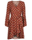 Abito corto Soi Paris x Spartoo PAPILLES Marrone Abiti corti Donna - 5