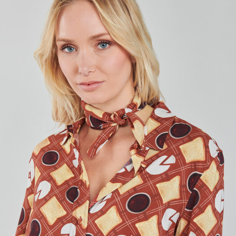Sciarpa Soi Paris x Spartoo PANIER Marrone Sciarpe Donna - 4