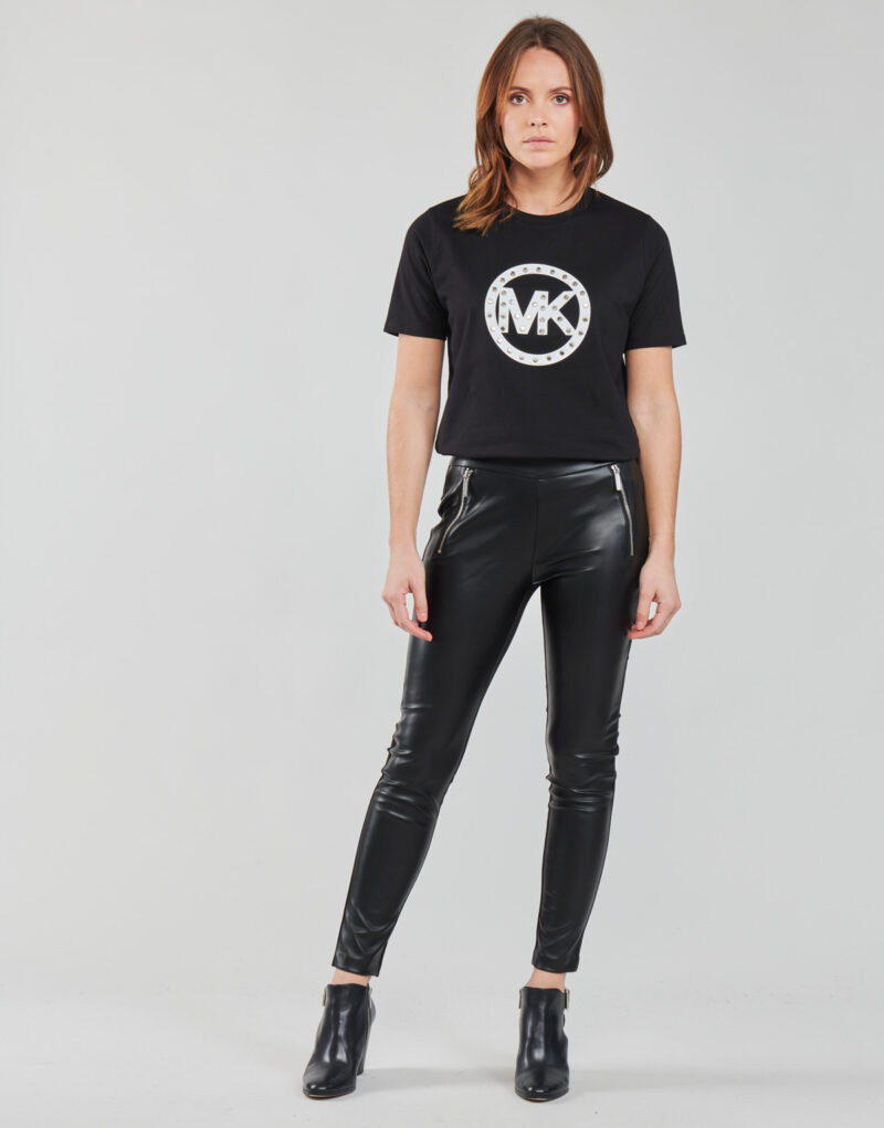 Tights MICHAEL Michael Kors ZIP FRONT LEGGING Black Women's Tights - 2