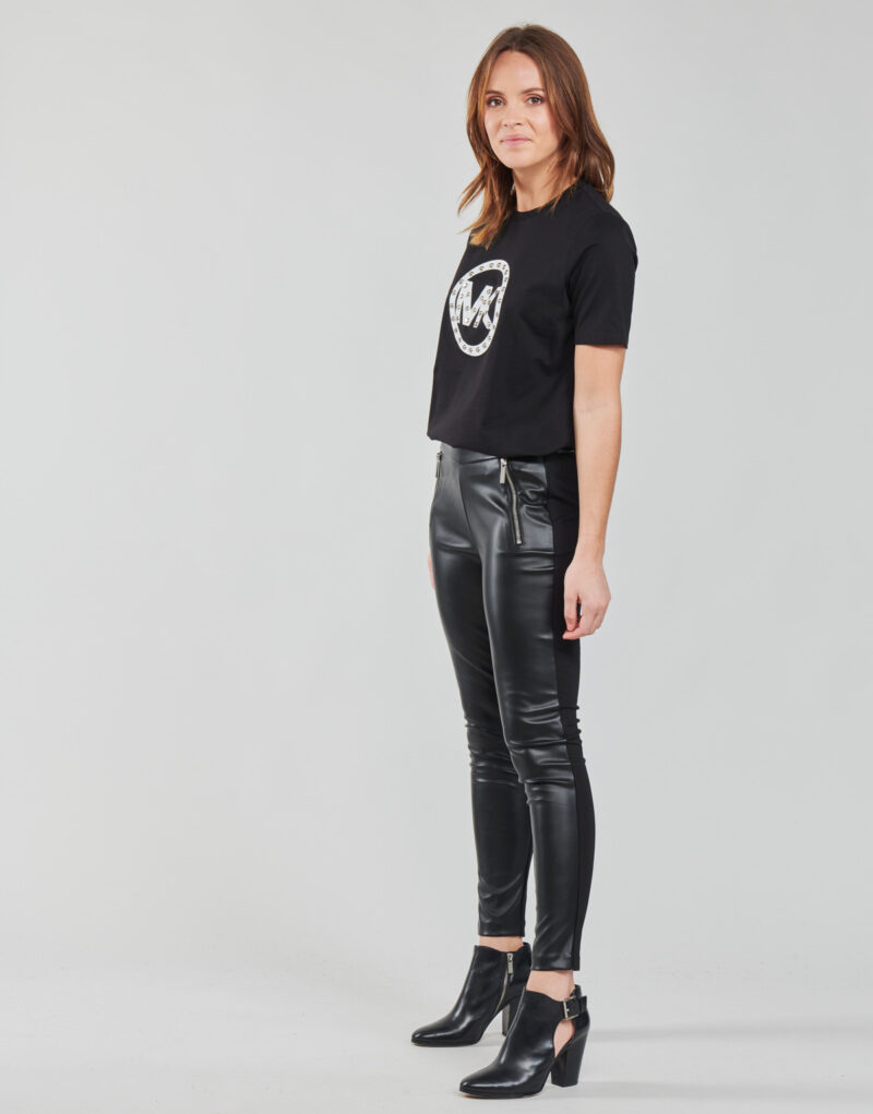 Tights MICHAEL Michael Kors ZIP FRONT LEGGING Black Women's Tights - 3