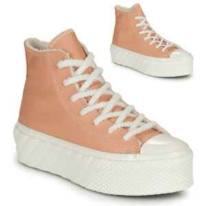 Converse  CHUCK TAYLOR ALL STAR LIFT 2X COZY TONES HI  Beige -  Sneakers alte Donna