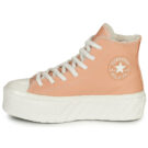 Converse CHUCK TAYLOR ALL STAR LIFT 2X COZY TONES HI Beige Sneakers alte Donna - 4