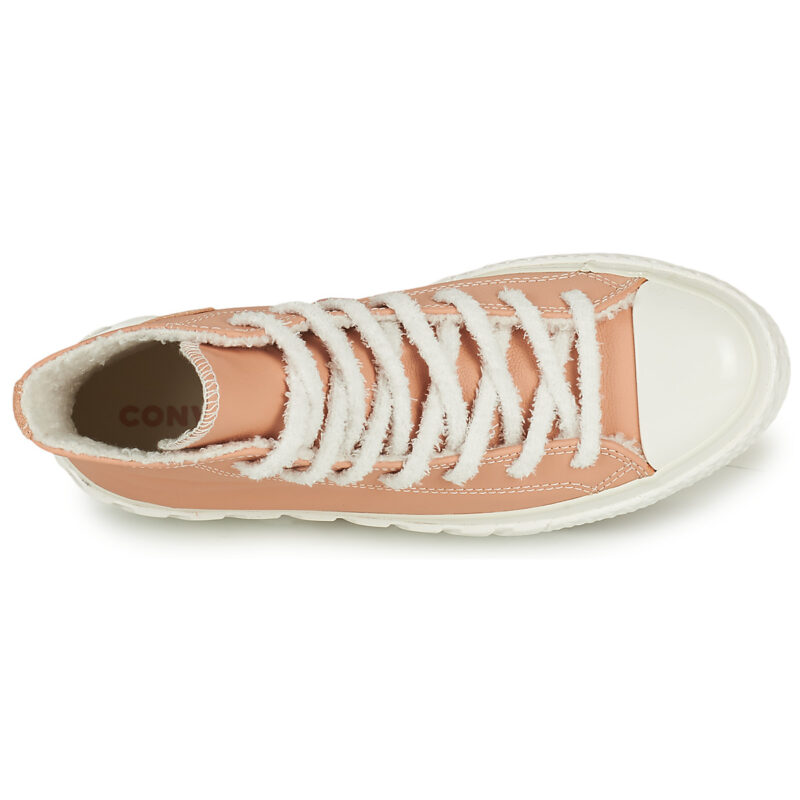 Converse CHUCK TAYLOR ALL STAR LIFT 2X COZY TONES HI Beige Sneakers alte Donna - 6