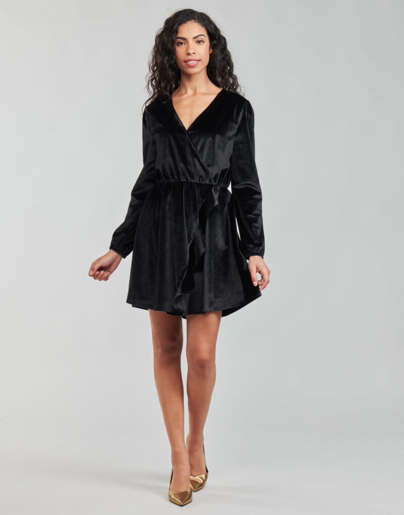 Abito corto  Moony Mood  PILEZ  Nero -  Abiti corti Donna - 2