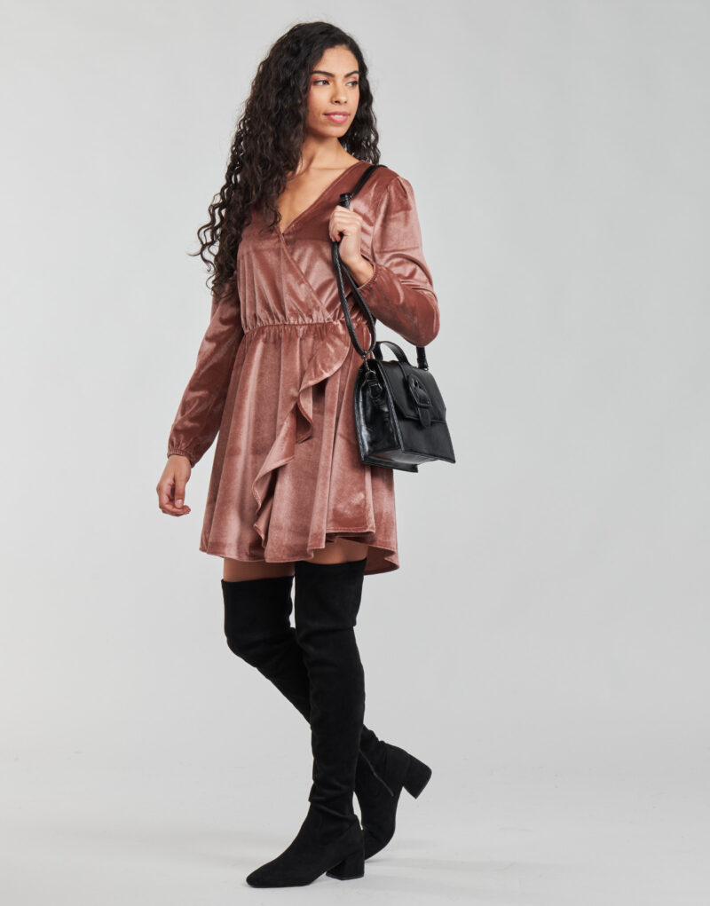 Abito corto  Moony Mood  PILEZ  Rosa -  Abiti corti Donna - 3