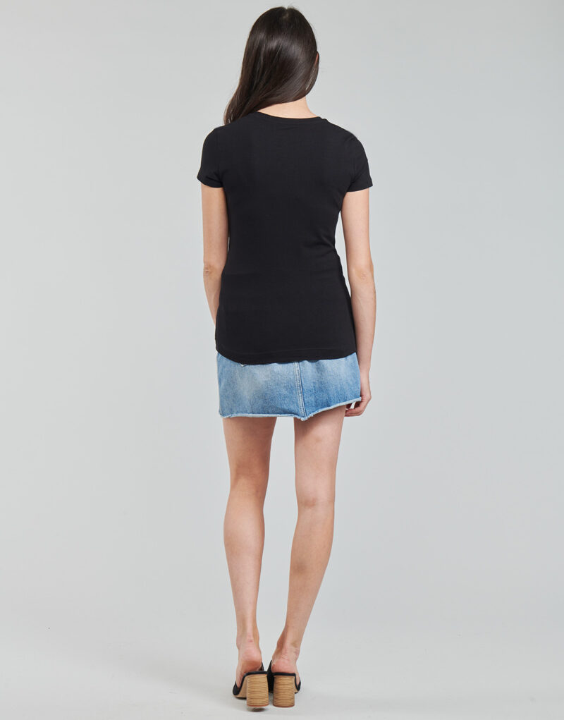 T-Shirt Guess SS CN ASTRELLE Schwarzes Kurzarm-T-Shirt f&uuml;r Damen - 4