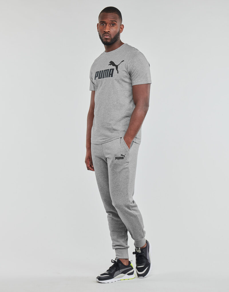 Pantalons de sport Puma ESS LOGO PANT CAT FL CL Gris Pantalons de sport homme - 3