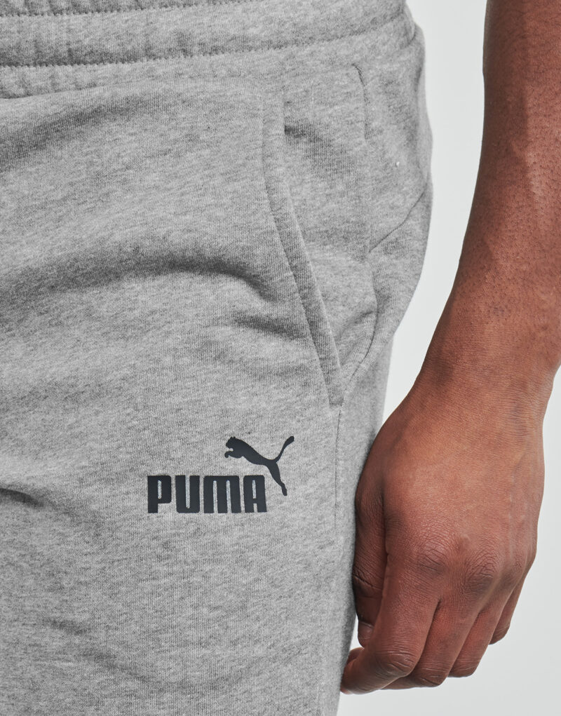 Pantalons de sport Puma ESS LOGO PANT CAT FL CL Gris Pantalons de sport homme - 5