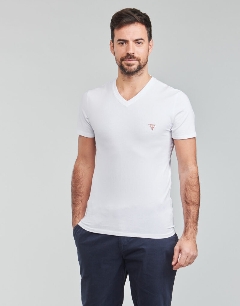 T-shirt Guess VN SS CORE TEE Bianco T-shirt maniche corte Uomo - 2