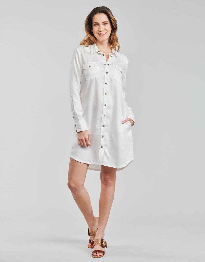 Abito corto Betty London VIAVAI Bianco Abiti corti Donna - 2