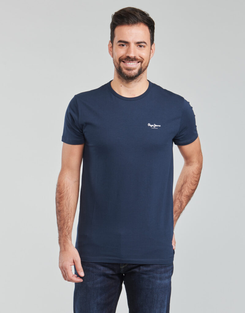 Pepe jeans ORIGINAL BASIC NOS T-Shirt Blau T-Shirt Kurzarm Herren - 2