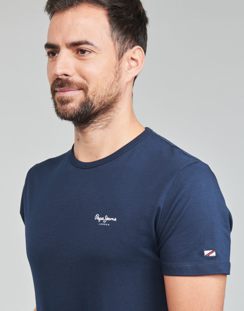 Pepe jeans ORIGINAL BASIC NOS T-Shirt Blau T-Shirt Kurzarm Herren - 5