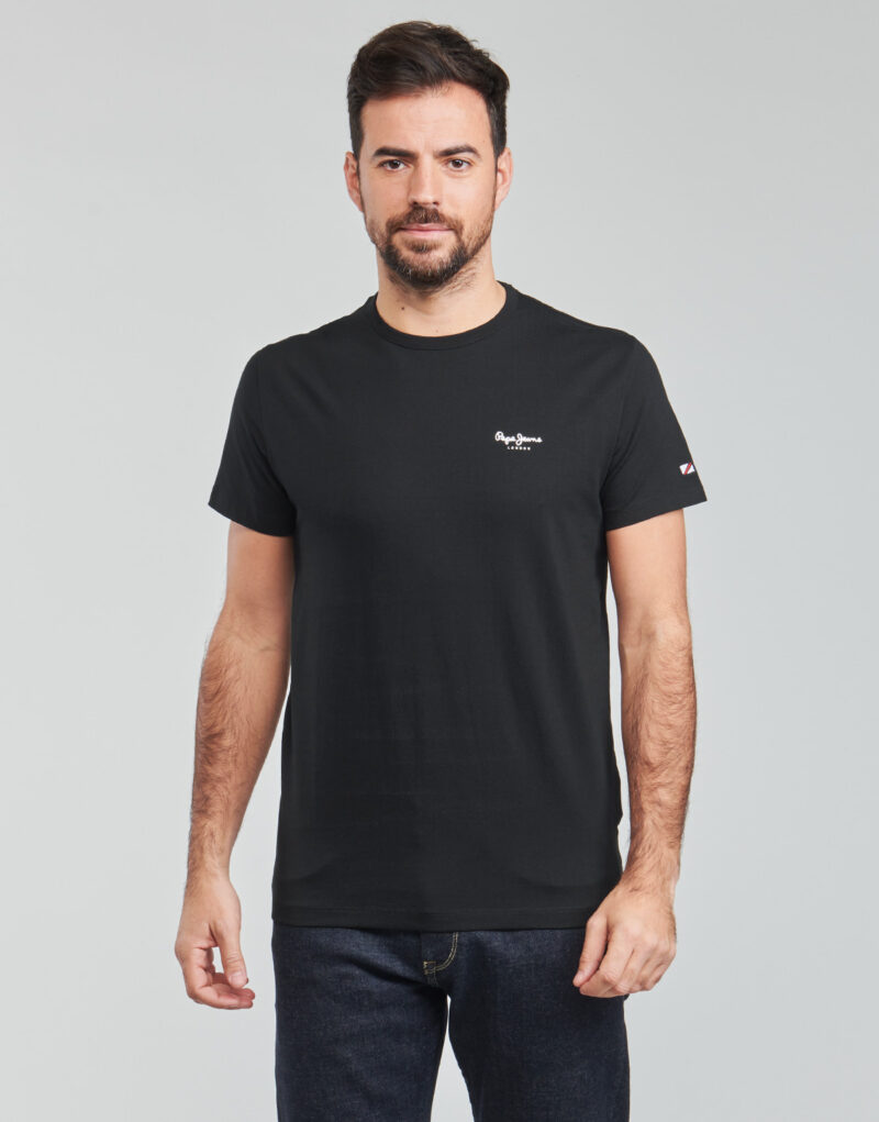 Pepe jeans ORIGINAL BASIC NOS T-Shirt Schwarz Herren Kurzarm T-Shirt - 2