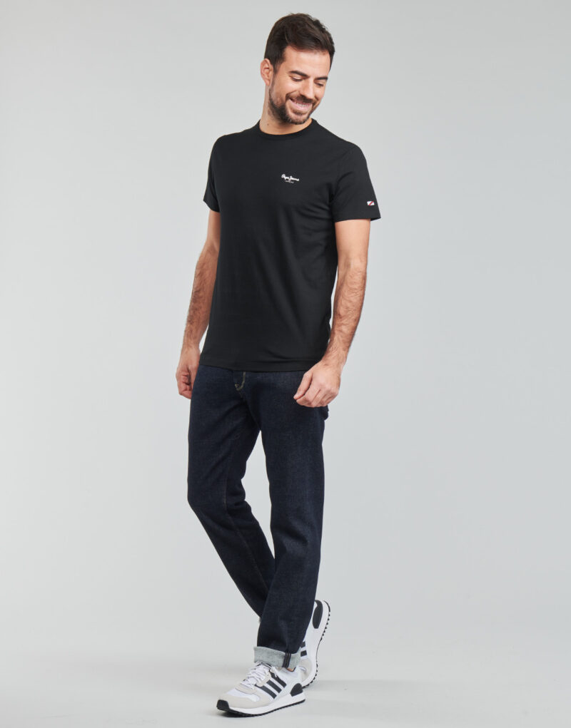 Pepe jeans ORIGINAL BASIC NOS T-Shirt Schwarz Herren Kurzarm T-Shirt - 3