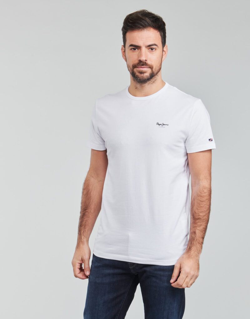 Pepe Jeans ORIGINAL BASIC NOS White T-shirt Short Sleeve Men's - 2
