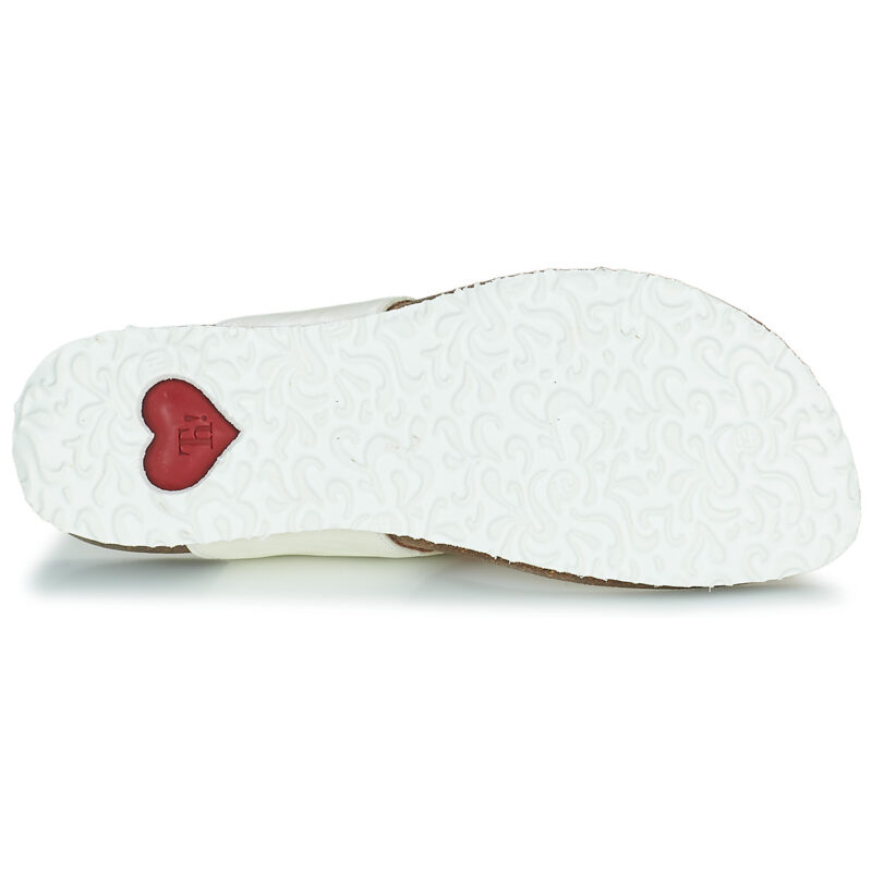 Think JULIA Blanc Tongs Femme - 7