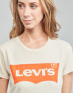 T-shirt Levis WT-GRAPHIC TEES Beige T-shirt maniche corte Donna - 5