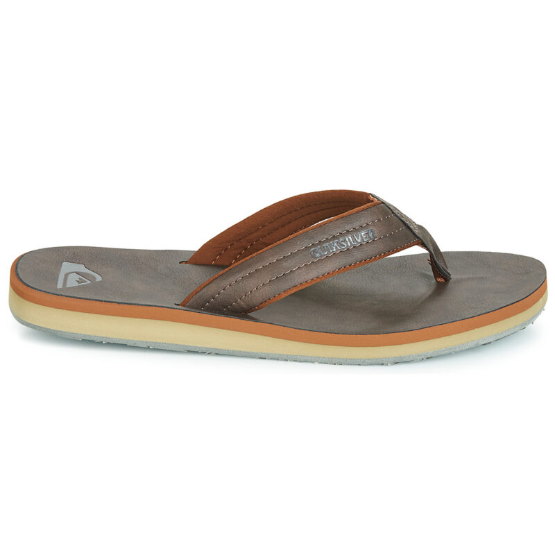 Quiksilver CARVER NUBUCK M SNDL CTK1 Marrone Infradito Uomo - 2