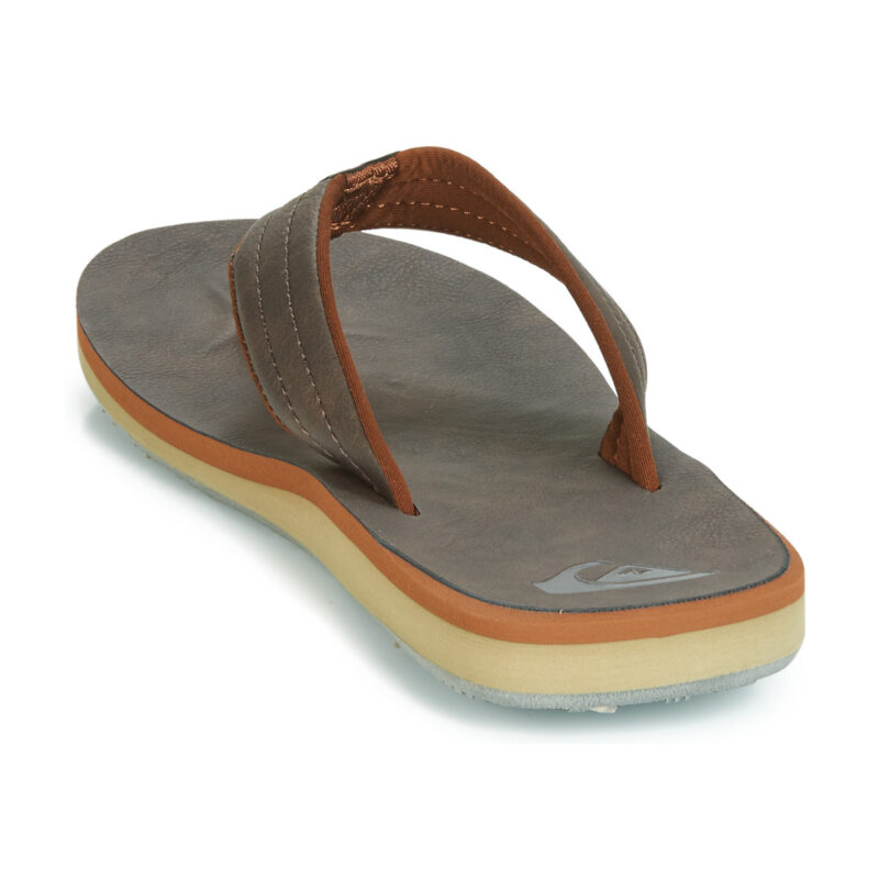 Quiksilver CARVER NUBUCK M SNDL CTK1 Marrone Infradito Uomo - 5
