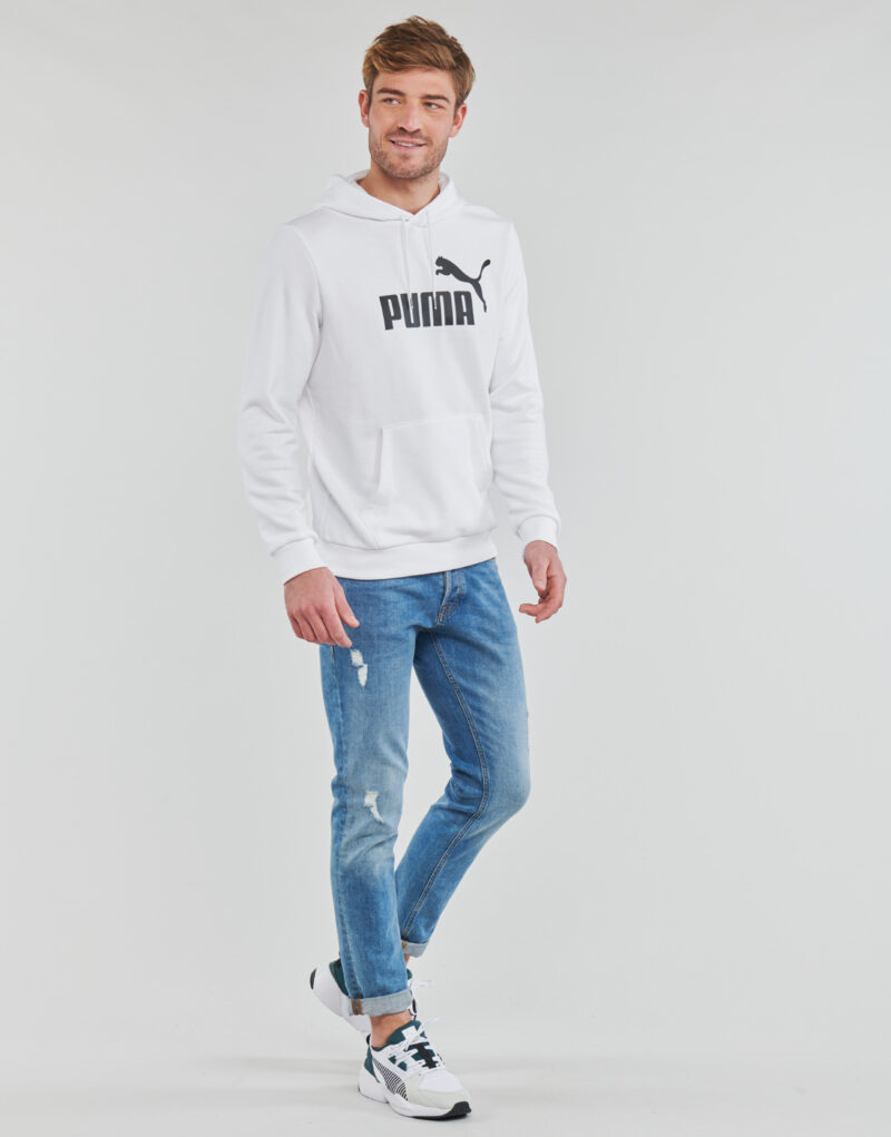 Felpe con cappuccio  Puma  ESS BIG LOGO HOODIE FL  Bianco -  Felpe con cappuccio Abbigliamento Uomo - 3