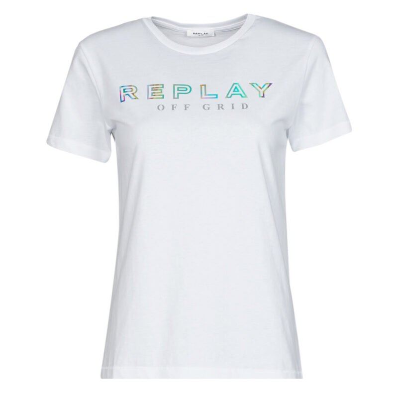 T-shirt  Replay  W3318C  Bianco -  T-shirt maniche corte Donna - 1