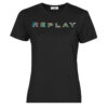 T-shirt  Replay  W3318C  Nero -  T-shirt maniche corte Donna