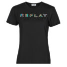 T-shirt  Replay  W3318C  Nero -  T-shirt maniche corte Donna - 1