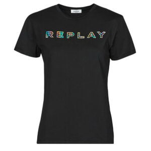 T-shirt  Replay  W3318C  Nero -  T-shirt maniche corte Donna