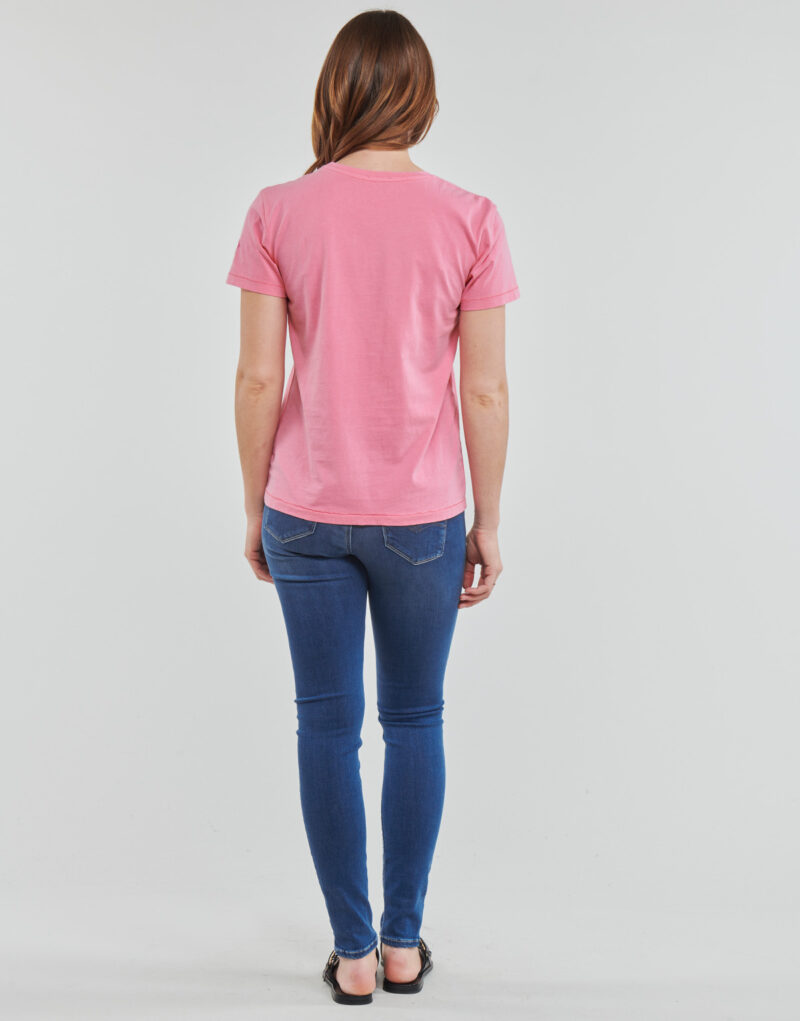 T-Shirt Replay W3318C Rosa T-Shirt Kurzarm Damen - 4