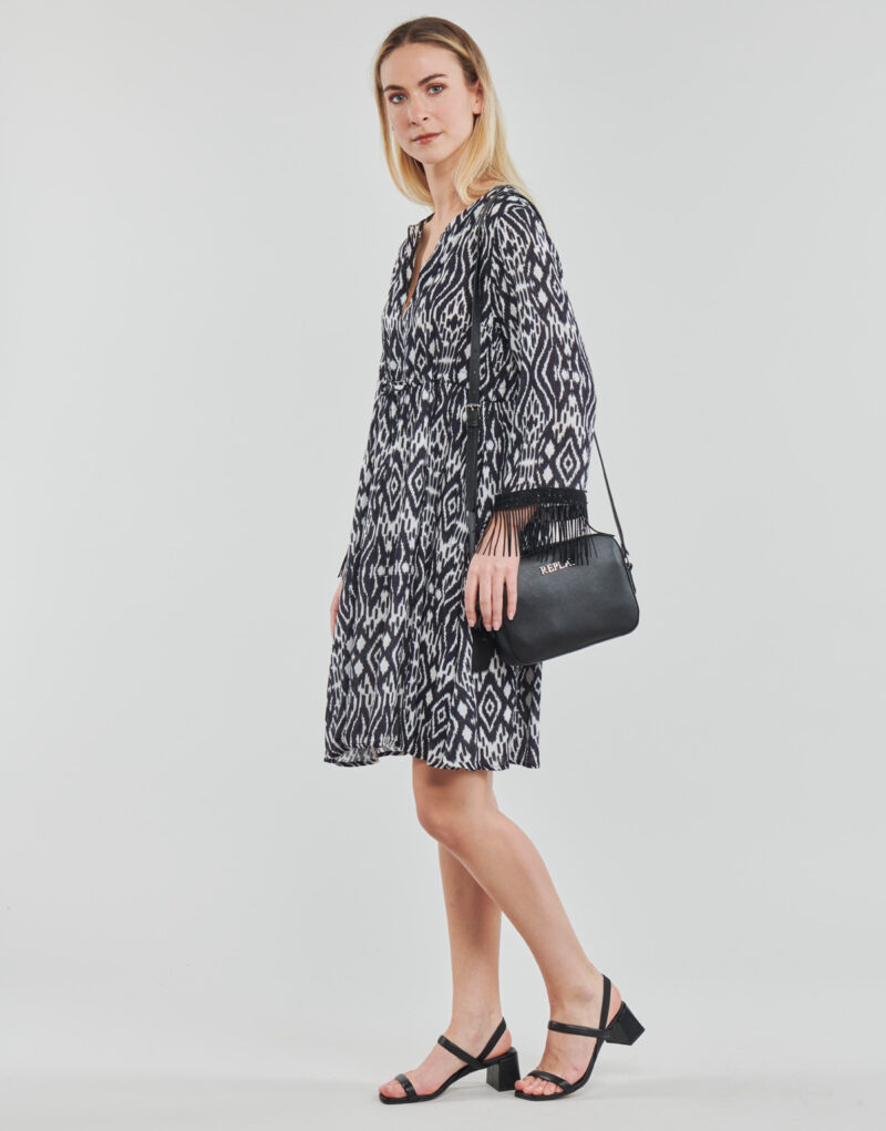Abito corto  Replay  W9732A  Nero -  Abiti corti Donna - 3