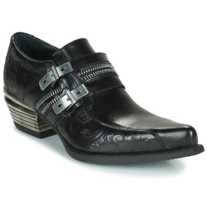 New Rock  M.WST002-S1  Nero -  Derby Uomo