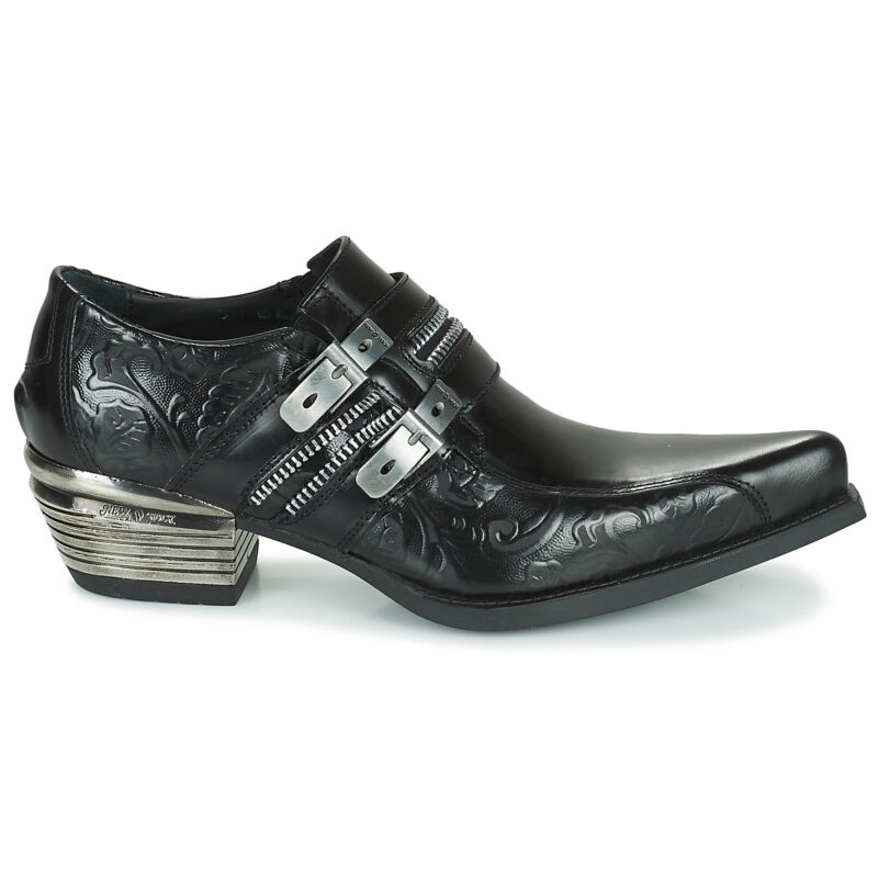 New Rock M.WST002-S1 Black Derby Herren - Gr&ouml;&szlig;e 2
