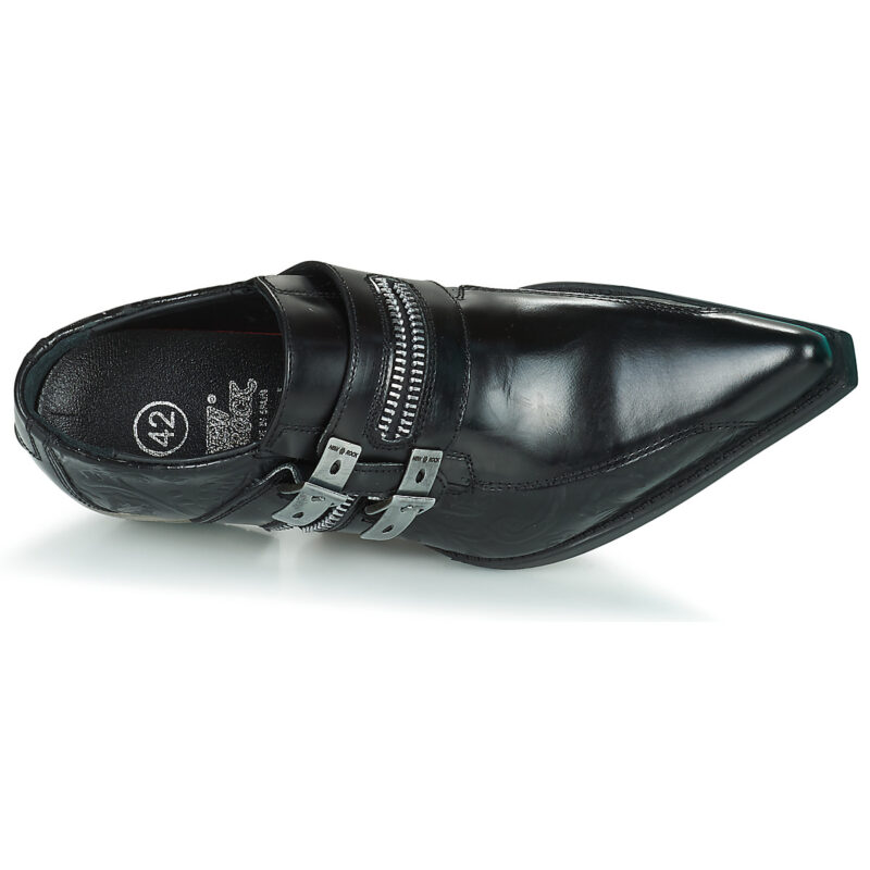 New Rock M.WST002-S1 Black Derby Herren - Gr&ouml;&szlig;e 6