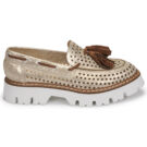 Fru.it 7602-999-IVORY-MARRONE Oro Mocassini Donna - 2