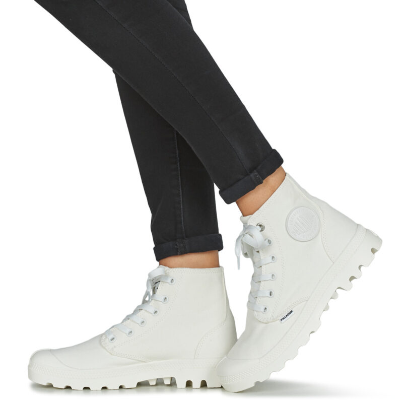 Palladium MONO CHROME Bianco Sneakers alte Uomo - 8