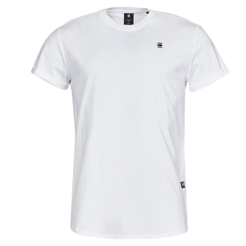 Camisetas G-Star Raw Camiseta blanca de manga corta Lash rt ss para hombre - 1