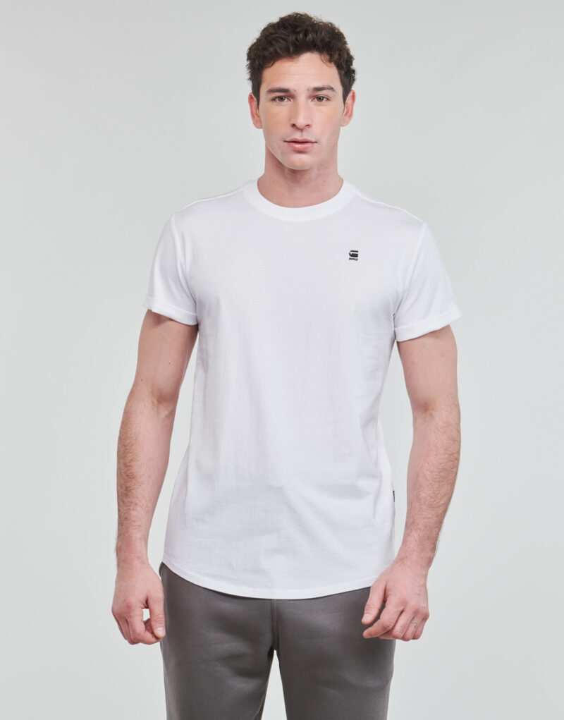 Camisetas G-Star Raw Camiseta blanca de manga corta Lash rt ss para hombre - 2