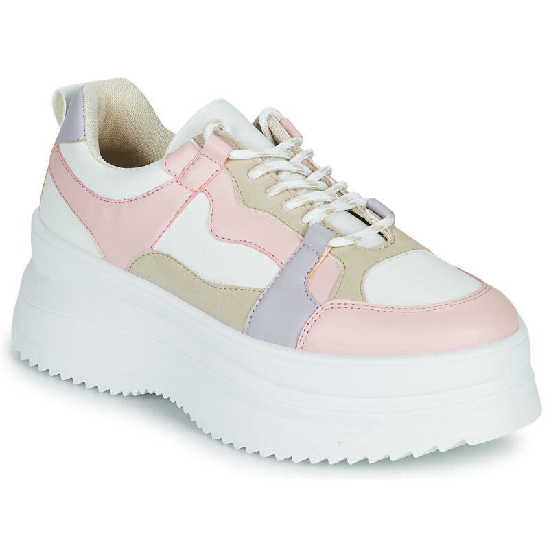 Yurban  PASTELLA  Beige -  Sneakers basse Donna - 1