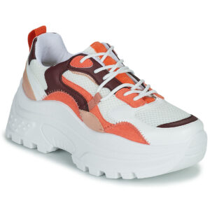 Yurban  BIGARA  Arancio -  Sneakers basse Donna