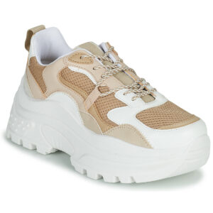 Yurban  BIGARA  Beige -  Sneakers basse Donna