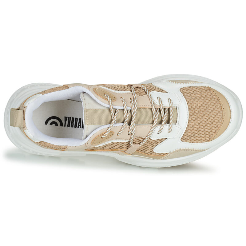 Yurban BIGARA Beige Sneakers basse Donna - 6