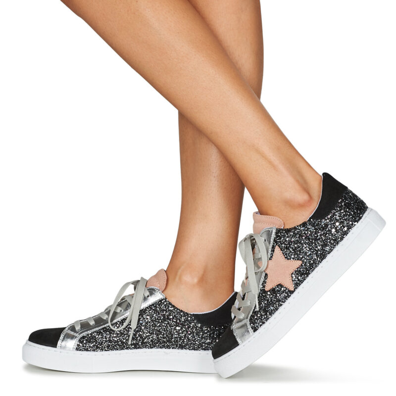 Yurban ANISTAR Silber Niedrige Sneaker Damen - 8