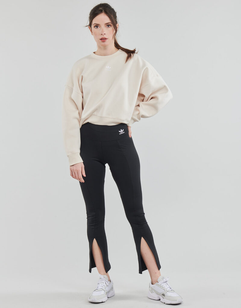 Medias adidas con bajo abierto, color negro, para mujer - 2