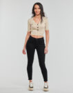 Jeans Slim Noisy May NMKIMMY Nero Jeans Slim Donna - 2