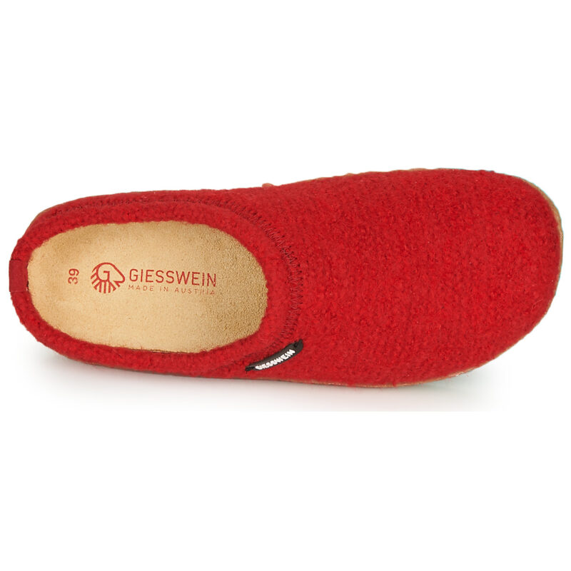 Giesswein VEITSCH Rosso Pantofole Uomo - 6