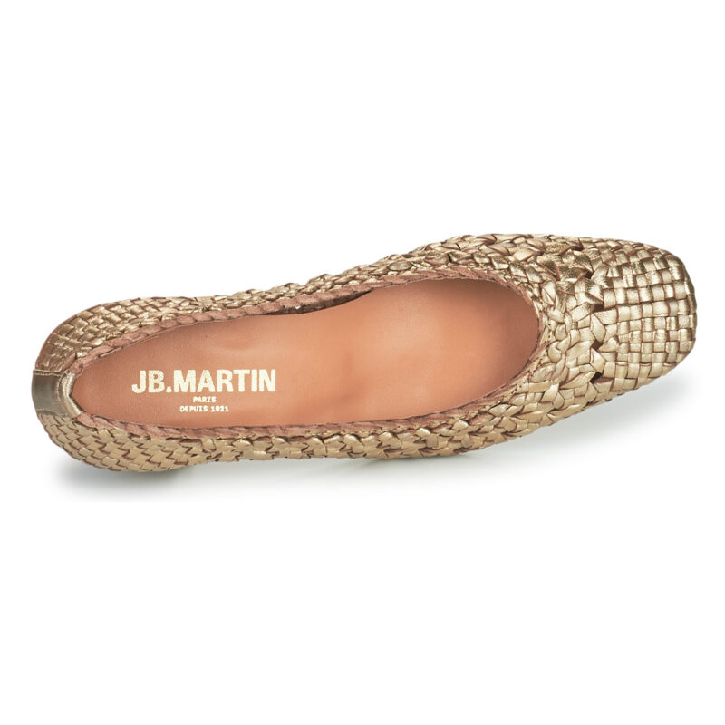 JB Martin SAUVAGE Gold Pumps Damen - Gr&ouml;&szlig;e 6