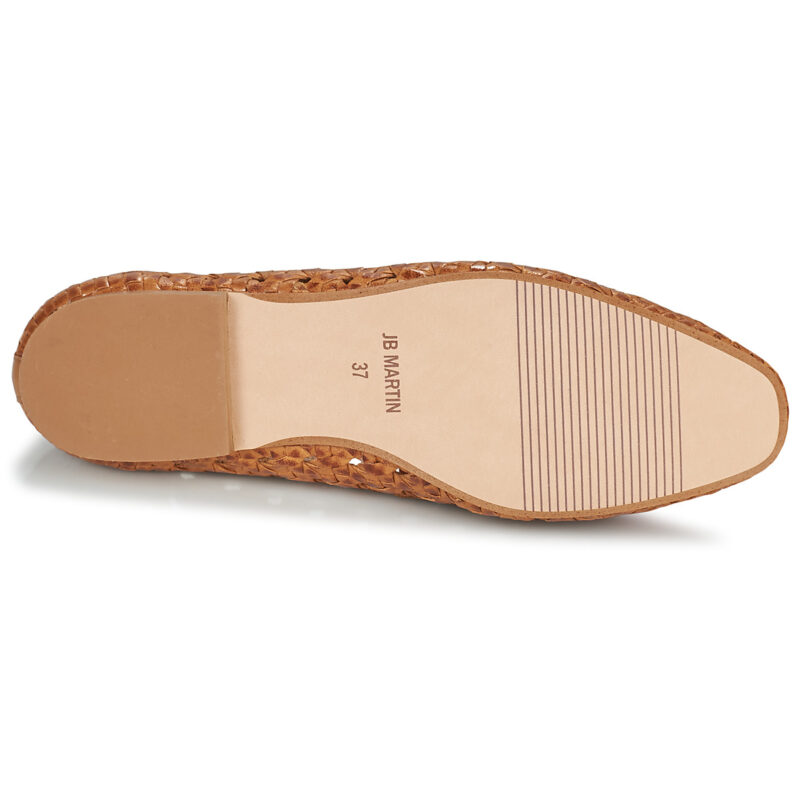 JB Martin SOLAIRE Marrone Ballerine Donna - 7