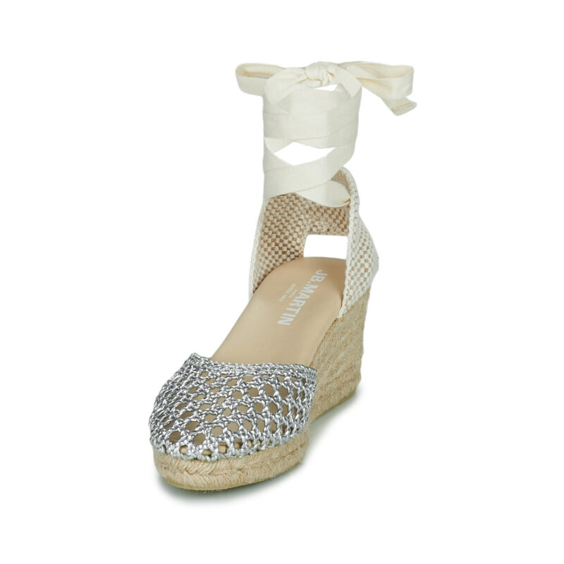 JB Martin VISALIA Argento Espadrillas Donna - 3