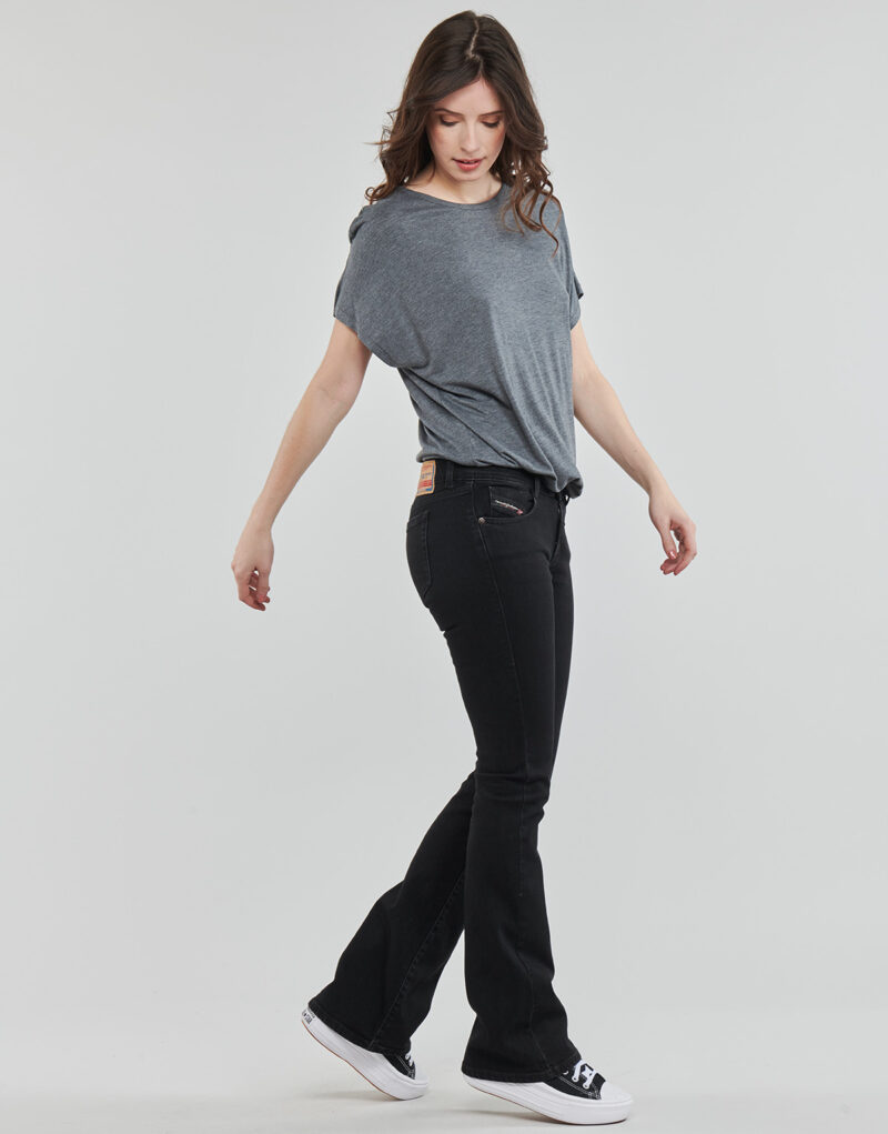 Jeans Bootcut Diesel 1969 D-EBBEY Nero Jeans Bootcut Donna - 3
