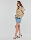 Leather jacketelle Guess MONICA JACKET Brown Jackets in pelle Donna - 3
